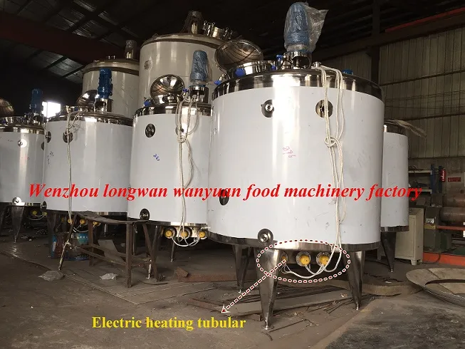 1200 Liters Carbonate Drinks Heated Mixing Tank Mixing Vessel