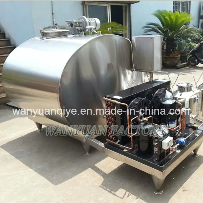 Stainless Steel Vertical or Horizontal Milk Cooling Tank