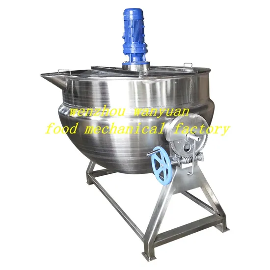 Steam Heating Jacketed Cooking Tank Cooking Pot