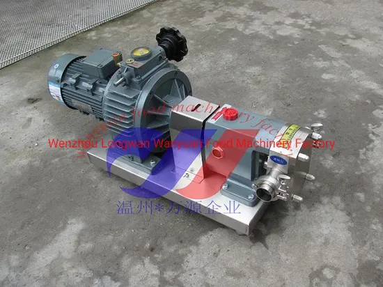 Ss316L Chocolate, Honey, Ice Cream, Cosmetic Rotor Pump