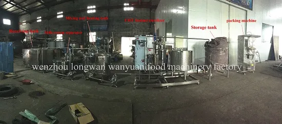 500L/H Fresh Milk Processing Line/ Production Line