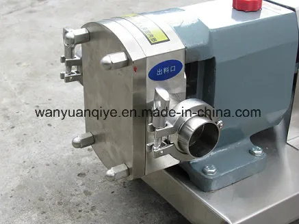 Ss304 Rotary Lobe Pump for Chocolate, Honey, Ice Cream, Cosmetic