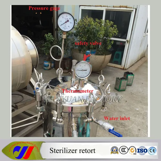 Brand New Small-Scale Vertical Electric Autoclave Sterilizer Retort