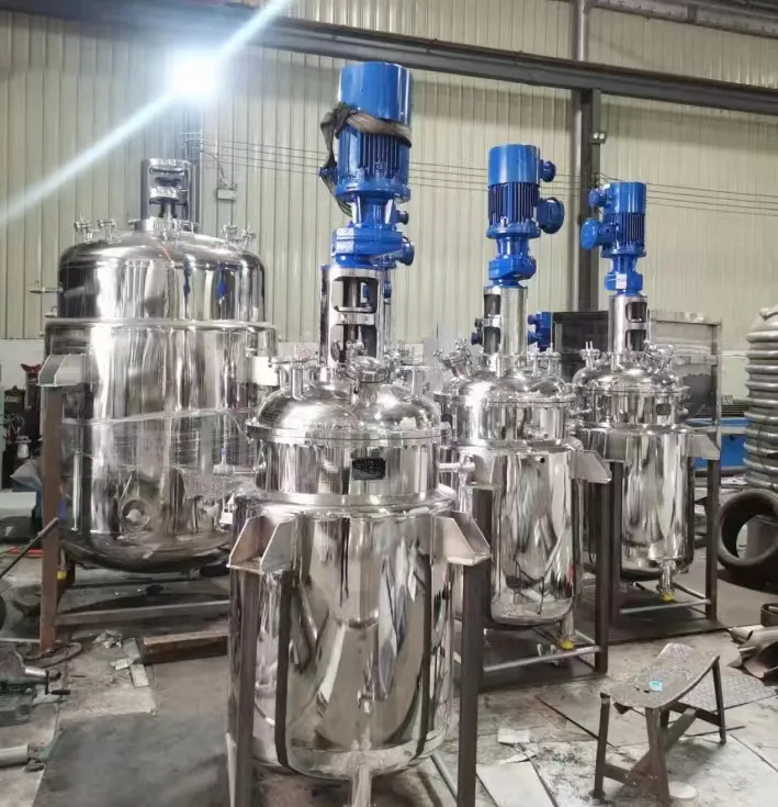 Stainless Steel Electric Heating Cosmetics Mixing Tank Reaction Kettle