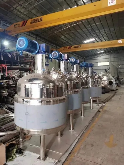 Food Grade Stainless Steel Steam Heating Mixing Tank