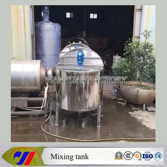 600L Ss Cream Mixer Mixing Tank with High Speed Mixer