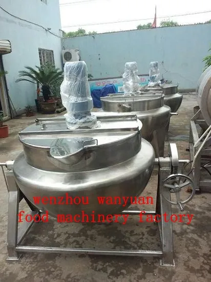 Stainless Steel Steam Heating (50~600L Cooking Kettle) Jacketed Kettle
