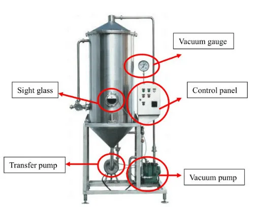 Vacuum Degasser for Natural Juice Production Line