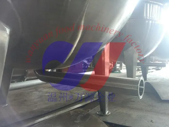 Vertical Steam Heating Jacketed Cooking Pot for Food