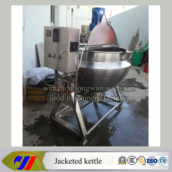 Stainless Steel Gas Heating Soup Boiler Jacketed Cooking Kettle