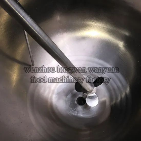 200L Steam Heating Stainless Steel Jacketed Cooking Kettle