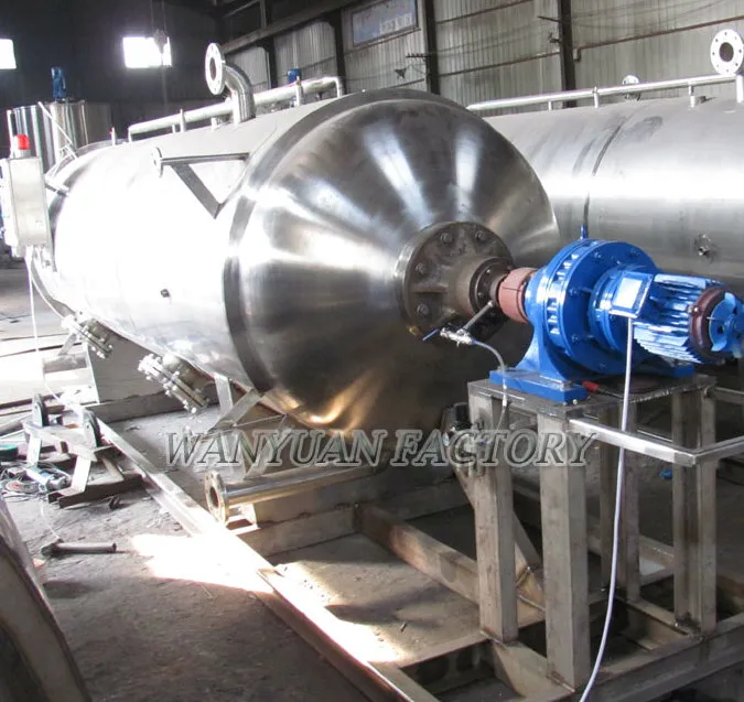Stainless Steel Horizontal Type Water Spray Rotating Autoclave Retort