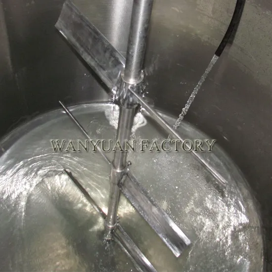 600L Ss Cream Mixer Mixing Tank with High Speed Mixer