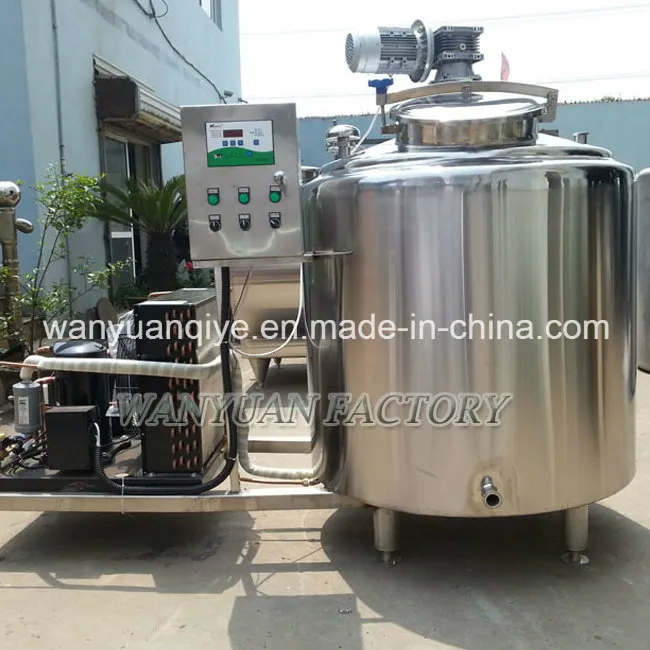 Stainless Steel Vertical or Horizontal Milk Cooling Tank
