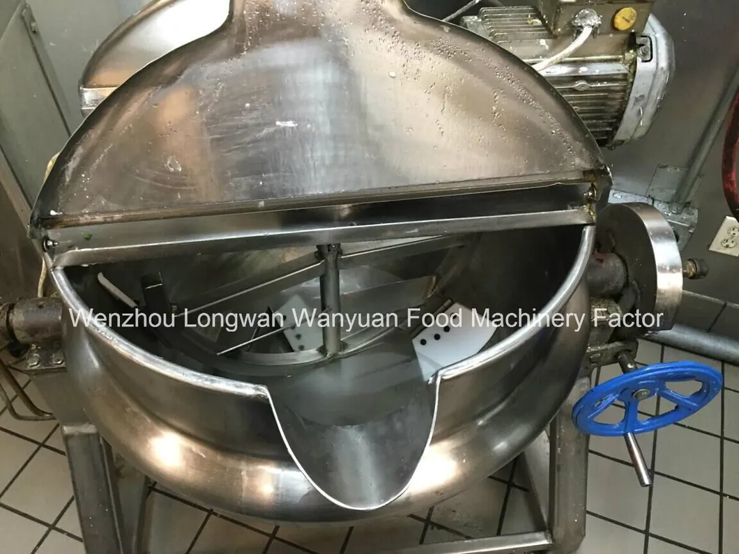 150L Sanitary Stainless Steel Eletrical Heating Cooking Tank Jacket Pot