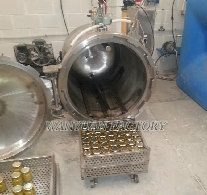 Cheaper Steel Sterilization Pot Sterilizer Retort