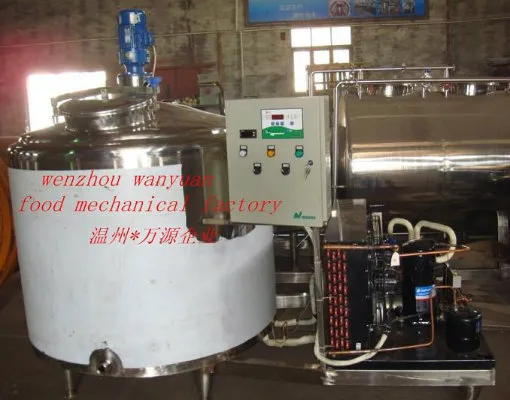 Stainless Steel Vertical Type Milk Cooling Storage Tank