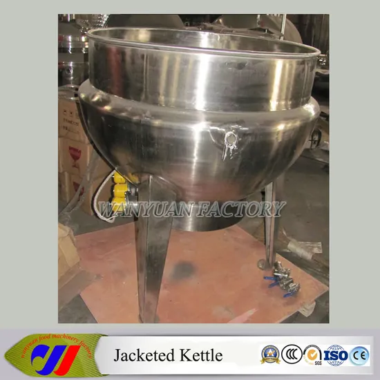 SUS304 Jacketed Vat Electric Heating Jacketed Kettle (DG50~DG600)