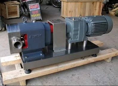 Ss304L Material Rotor Pump for Chocolate, Honey, Ice Cream, Cosmetic