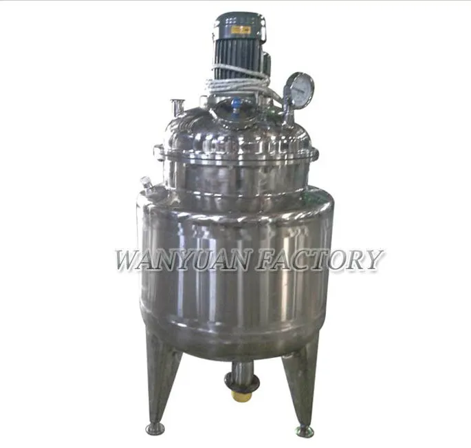 Food Grade Stainless Steel Shampoo Mixing Tank