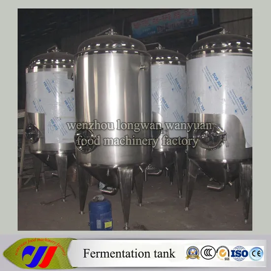 Stainless Steel Jacketed Conical Beer Fermenter