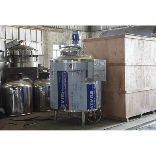 Stainless Steel Detergent Mixer Cooking Liquid Mixing Tank with Heating