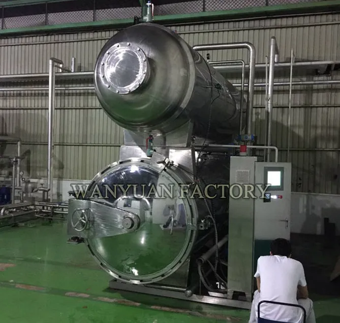 Automatic Hot Water Spray Sterilizer Retort
