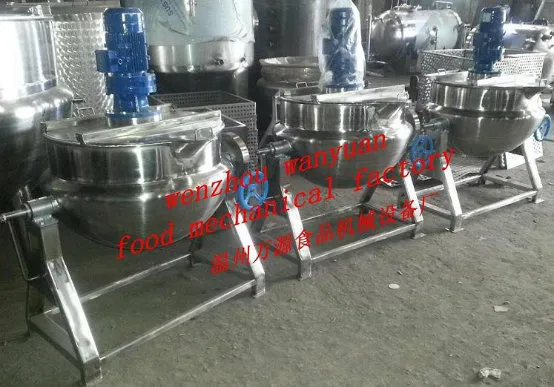 Tilting Steam Heating Jacketed Kettle with Agitator (DG50~DG600)