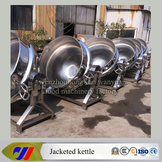 100L-1000L Gas Heating Jacketed Kettle with Automatic Control