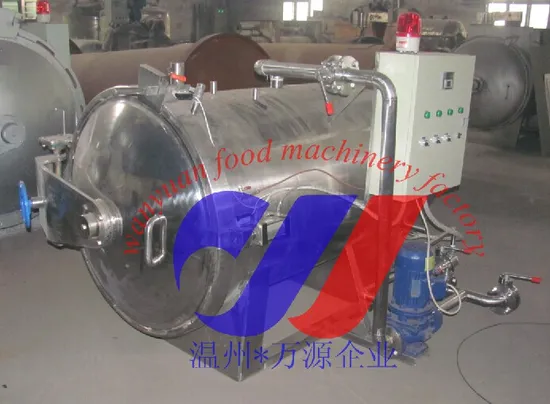 Horizontal Pressure Retort, Autoclave Sterilization