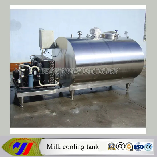 Stainless Steel Horizontal Milk Cooling Tank