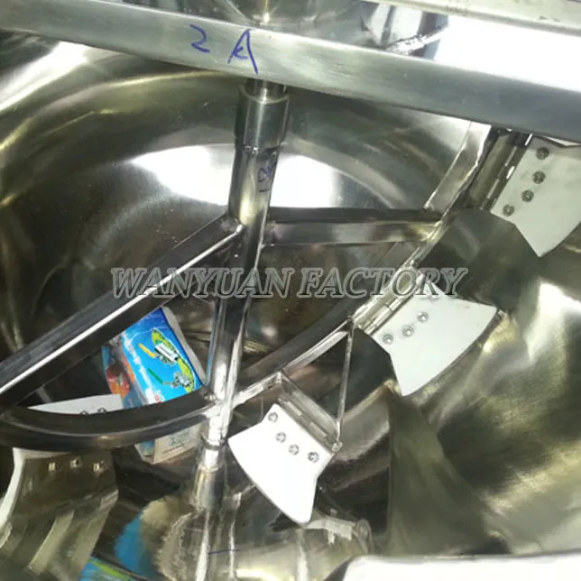 Vertical Candy Cooking Pot Cooking Kettle