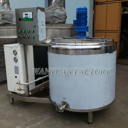 Cow Farm Bulk 1000 Liters Milk Cooling Tank