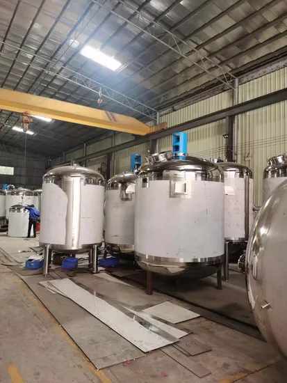 Milk Production Assembly Line Storage Tank