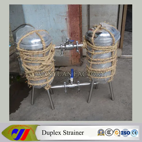 3t/H Sanitary Duplex Filter/Sanitary Duplex Filter