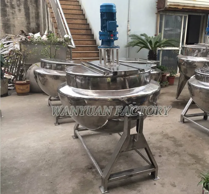 500L Steam Heating Jacketed Brew Kettle