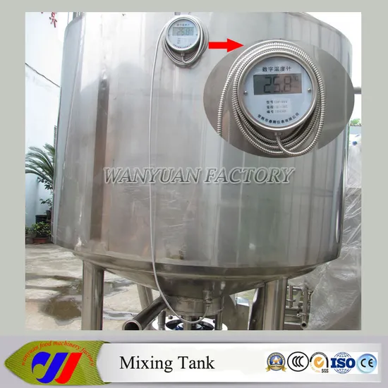 1000L Stainless Steel Steam Heating High Shear Emulsification Tank