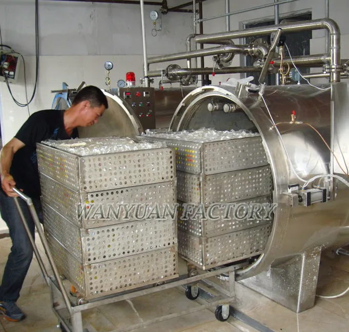 Ss Steam Heating Autoclave Sterilizer for Packaged Food
