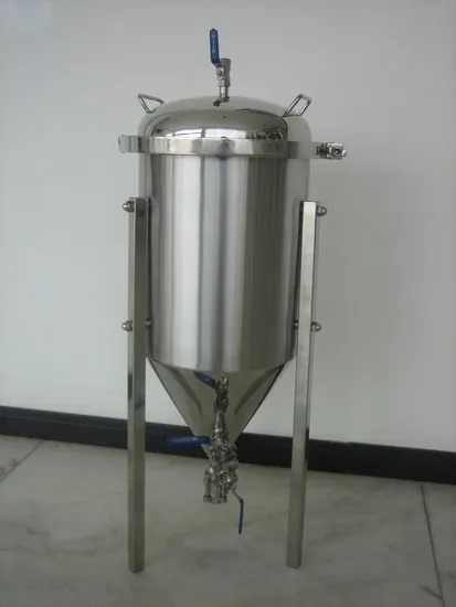 Stainless Steel Honeycomb Jacketed Conical Beer Fermenter