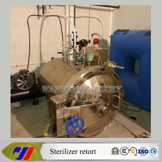 Meat and Vacuum Boiling Package Retort Pouch Sterilizer