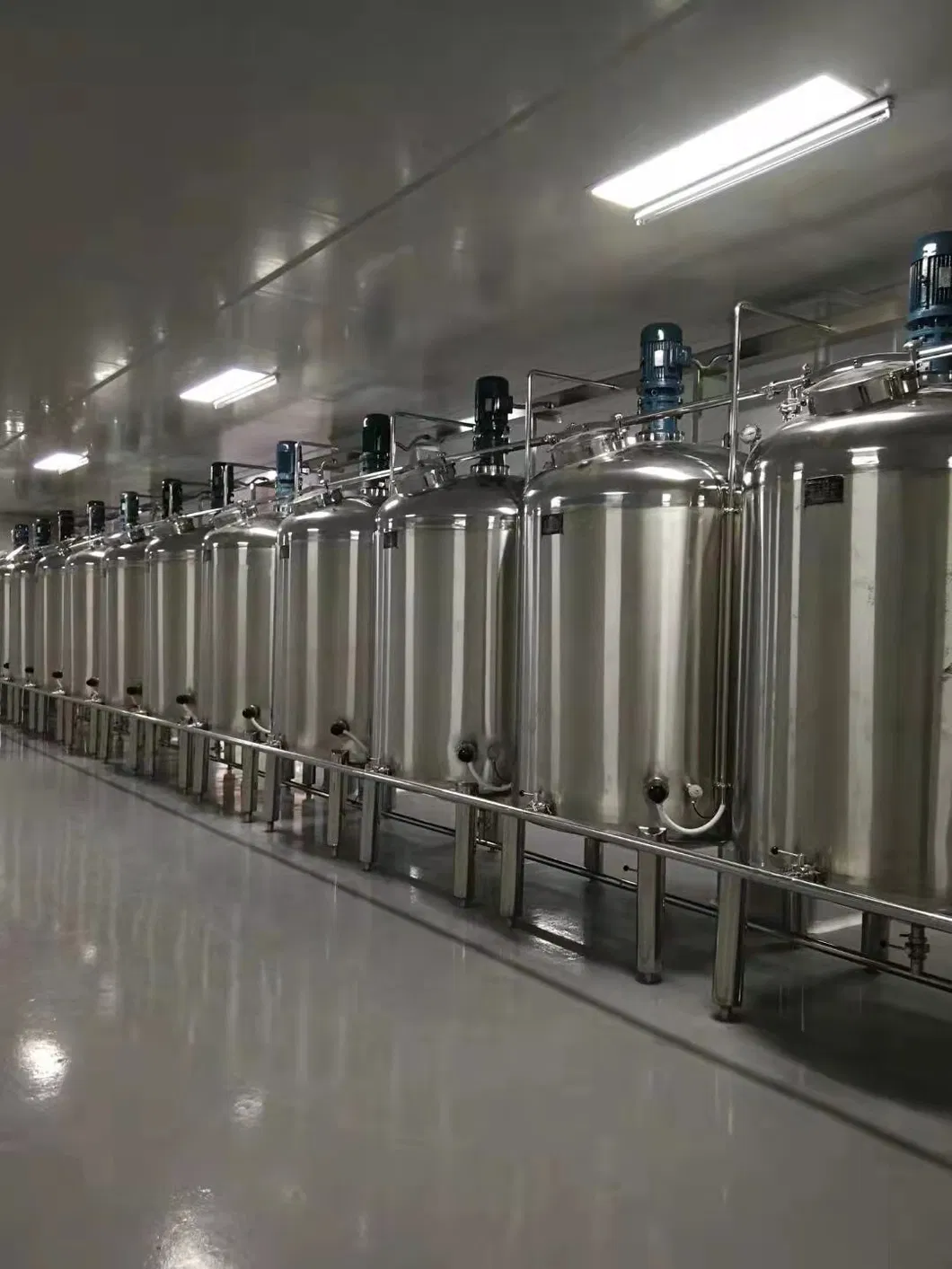 Food Grade Stainless Steel Steam Heating Mixing Tank