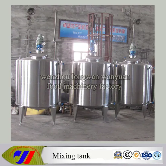 Steam Heating Closed Mixing Tank with Manhole