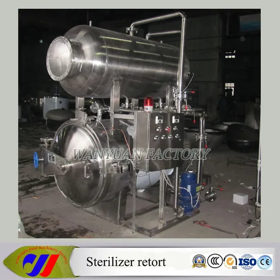 500L Stainless Steel Autoclave Sterilizer Retort for Packing Food