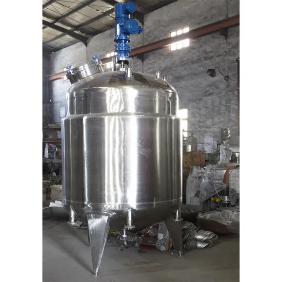 Stainless Steel Detergent Mixer Cooking Liquid Mixing Tank with Heating