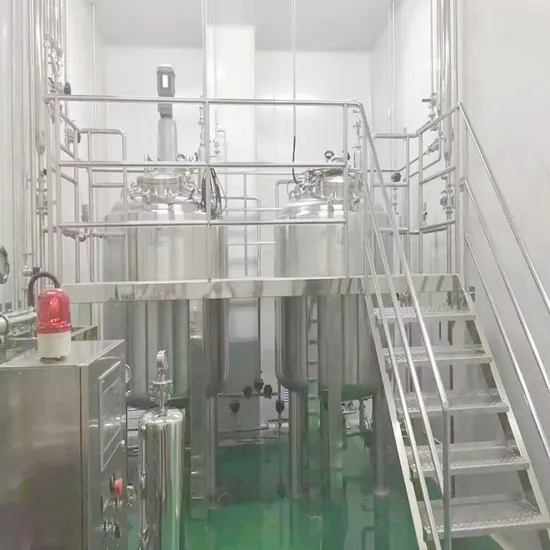 Milk Production Assembly Line Storage Tank