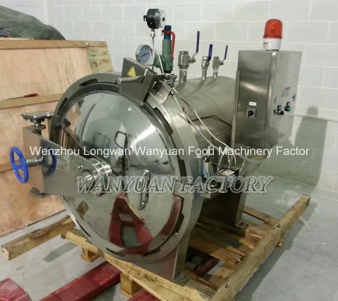 Meat and Vacuum Boiling Package Retort Pouch Sterilizer