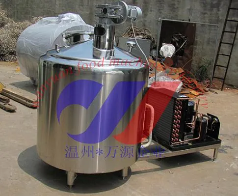 500L Stainless Steel Milk Tank with Refrigeration