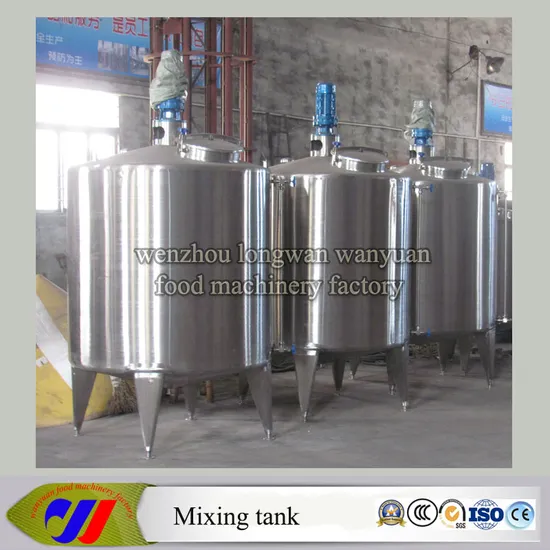 Steam Heating Closed Mixing Tank with Manhole
