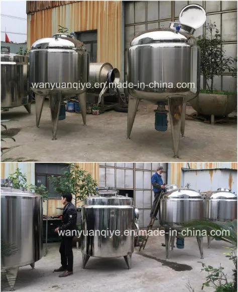 800L Hot Water Heating Cosmetic Emulsification Tank