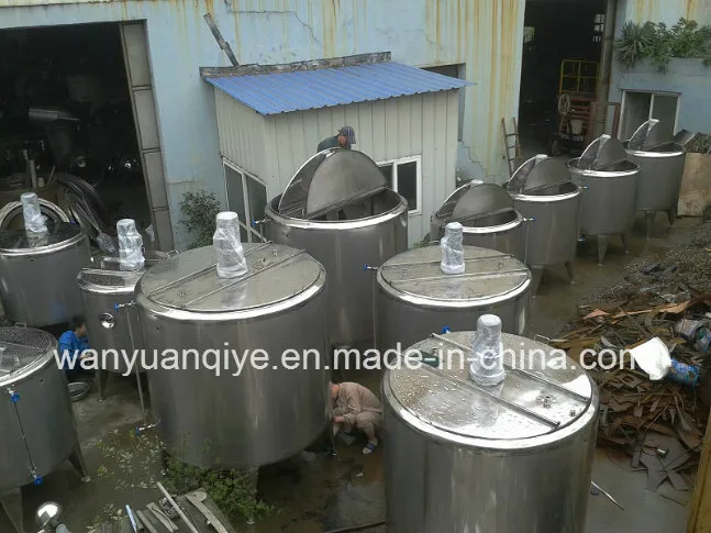 600L Ss Cream Mixer Mixing Tank with High Speed Mixer